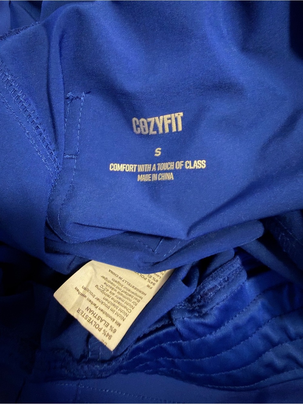 Women’s Blue Raincoat - Lightweight Waterproof